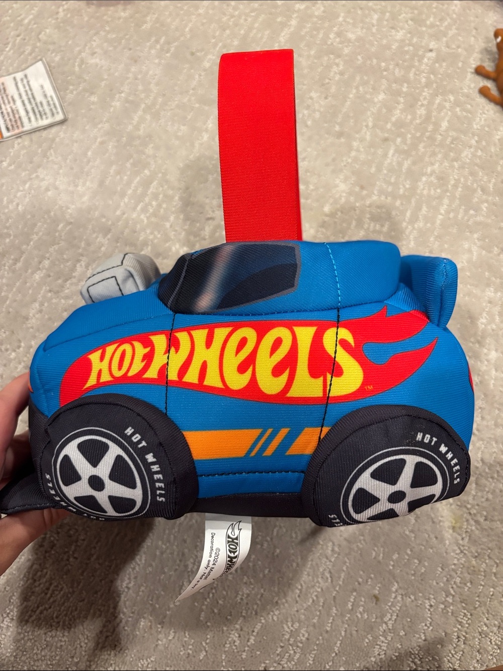Hot Wheels Plush Halloween Basket